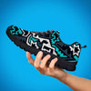 Graffiti Geometric Print Women's Sneakers-grizzshop