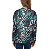 Graffiti Geometric Print Women's Sweatshirt-grizzshop