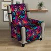 Graffiti Grunge Print Pattern Armchair Protector-grizzshop