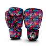 Graffiti Grunge Print Pattern Boxing Gloves-grizzshop