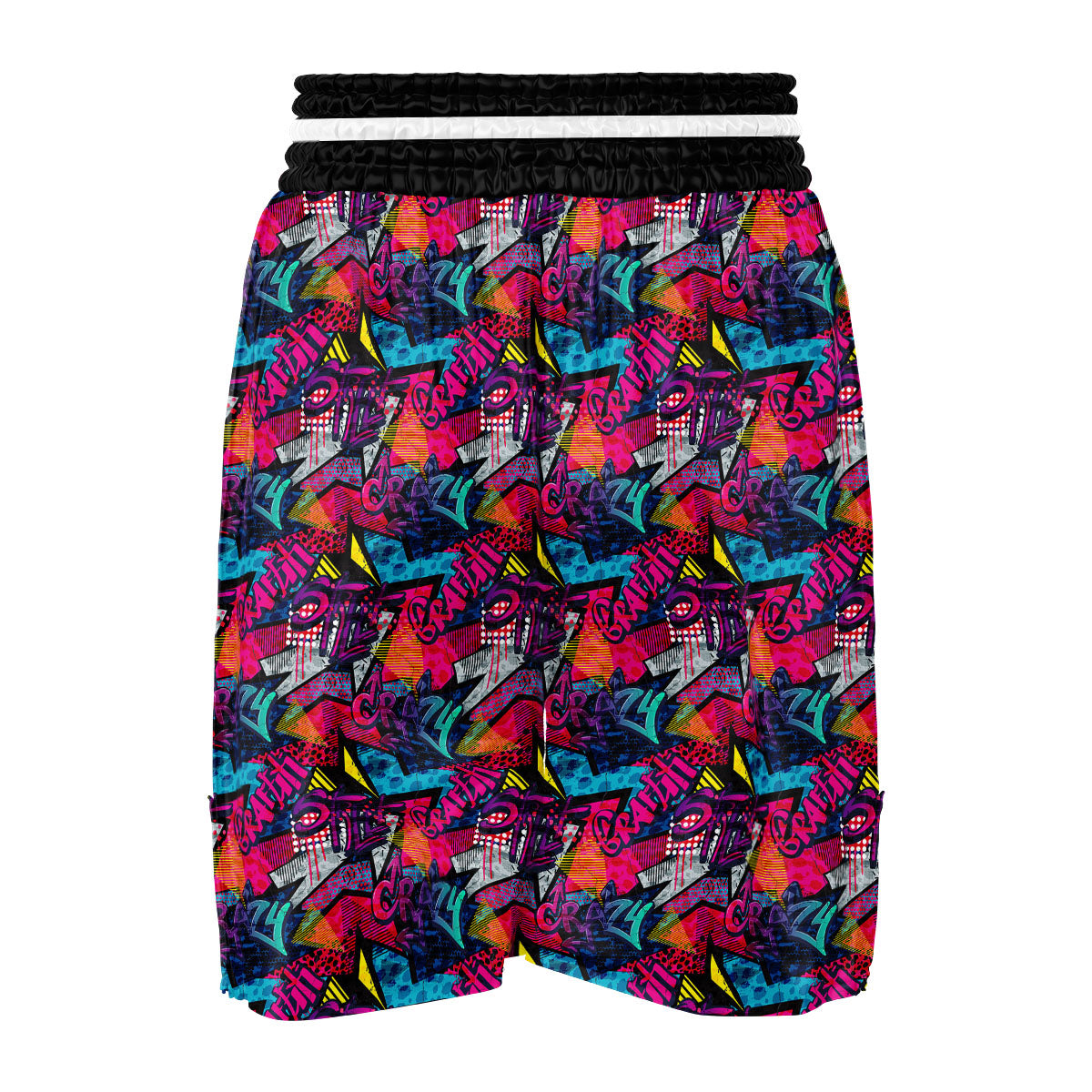 Graffiti Grunge Print Pattern Boxing Shorts-grizzshop