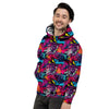 Graffiti Grunge Print Pattern Men's Hoodie-grizzshop