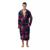 Graffiti Grunge Print Pattern Men's Robe-grizzshop