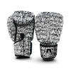 Graffiti Grunge White Text Abstract Print Boxing Gloves-grizzshop