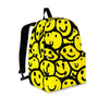 Graffiti Happy Emoji Print Backpack-grizzshop