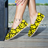 Graffiti Happy Emoji Print Canvas Shoes-grizzshop