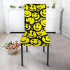 Graffiti Happy Emoji Print Chair Cover-grizzshop