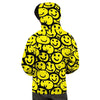 Graffiti Happy Emoji Print Men's Hoodie-grizzshop