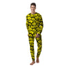 Graffiti Happy Emoji Print Men's Pajamas-grizzshop