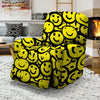 Graffiti Happy Emoji Print Recliner Cover-grizzshop