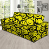 Graffiti Happy Emoji Print Sofa Cover-grizzshop