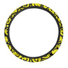 Graffiti Happy Emoji Print Steering Wheel Cover-grizzshop