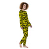 Graffiti Happy Emoji Print Women's Pajamas-grizzshop