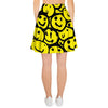 Graffiti Happy Emoji Print Women's Skirt-grizzshop