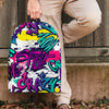 Graffiti Hiphop Print Backpack-grizzshop