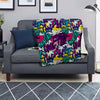 Graffiti Hiphop Print Blanket-grizzshop