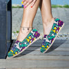 Graffiti Hiphop Print Canvas Shoes-grizzshop