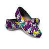 Graffiti Hiphop Print Canvas Shoes-grizzshop