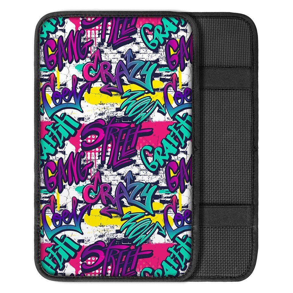 Graffiti Hiphop Print Car Console Cover-grizzshop