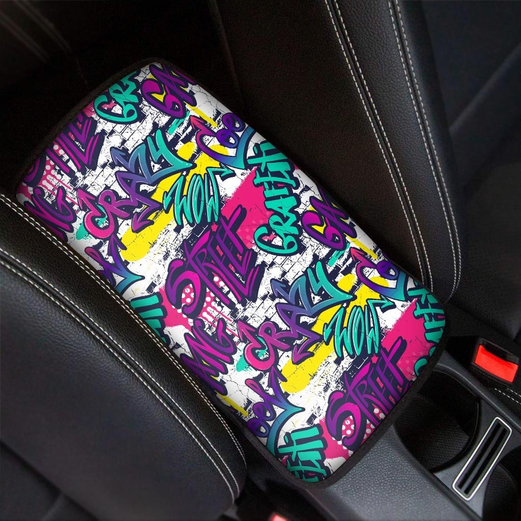 Graffiti Hiphop Print Car Console Cover-grizzshop