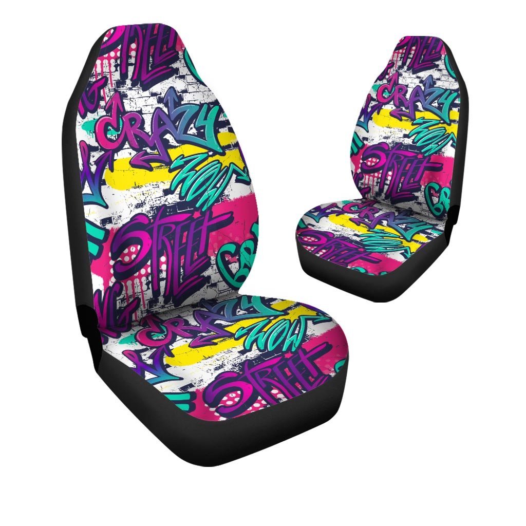 Graffiti Hiphop Print Car Seat Covers-grizzshop