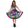 Graffiti Hiphop Print Dress-grizzshop