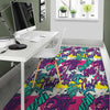 Graffiti Hiphop Print Floor Mat-grizzshop