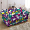 Graffiti Hiphop Print Loveseat Cover-grizzshop