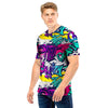 Graffiti Hiphop Print Men T Shirt-grizzshop