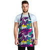 Graffiti Hiphop Print Men's Apron-grizzshop