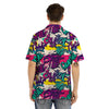 Graffiti Hiphop Print Men’s Hawaiian Shirt-grizzshop