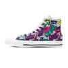 Graffiti Hiphop Print Men's High Top Shoes-grizzshop