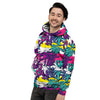 Graffiti Hiphop Print Men's Hoodie-grizzshop