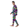 Graffiti Hiphop Print Men's Pajamas-grizzshop