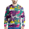 Graffiti Hiphop Print Men's Sweatshirt-grizzshop