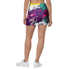 Graffiti Hiphop Print Mini Skirt-grizzshop