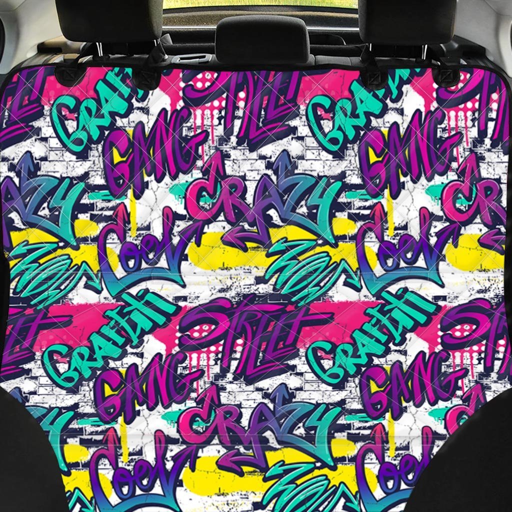 Graffiti Hiphop Print Pet Car Seat Cover-grizzshop