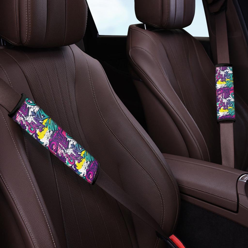 Graffiti Hiphop Print Seat Belt Cover-grizzshop