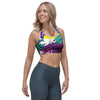 Graffiti Hiphop Print Sports Bra-grizzshop