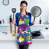 Graffiti Hiphop Print Women's Apron-grizzshop