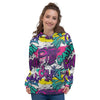 Graffiti Hiphop Print Women's Hoodie-grizzshop