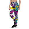 Graffiti Hiphop Print Women's Leggings-grizzshop