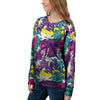 Graffiti Hiphop Print Women's Sweatshirt-grizzshop