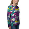 Graffiti Hiphop Print Women's Sweatshirt-grizzshop