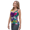 Graffiti Hiphop Print Women's Tank Top-grizzshop