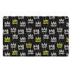 Graffiti Hiphop White And Yellow Crown Print Door Mat-grizzshop