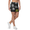 Graffiti Hiphop White And Yellow Crown Print Mini Skirt-grizzshop