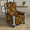 Graffiti Music Rock Star Print Pattern Armchair Protector-grizzshop