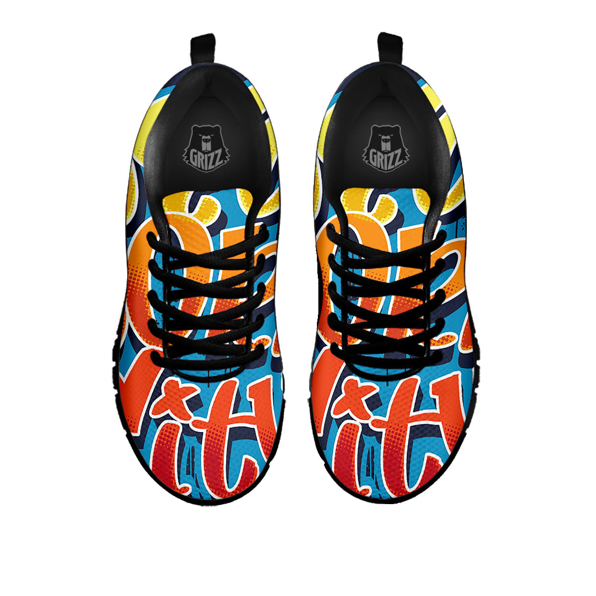 Graffiti NYC Print Black Sneaker-grizzshop