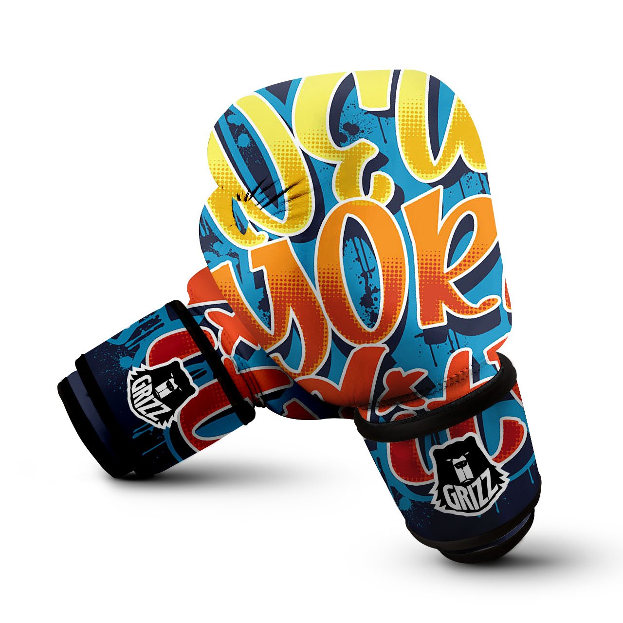 Graffiti NYC Print Boxing Gloves-grizzshop